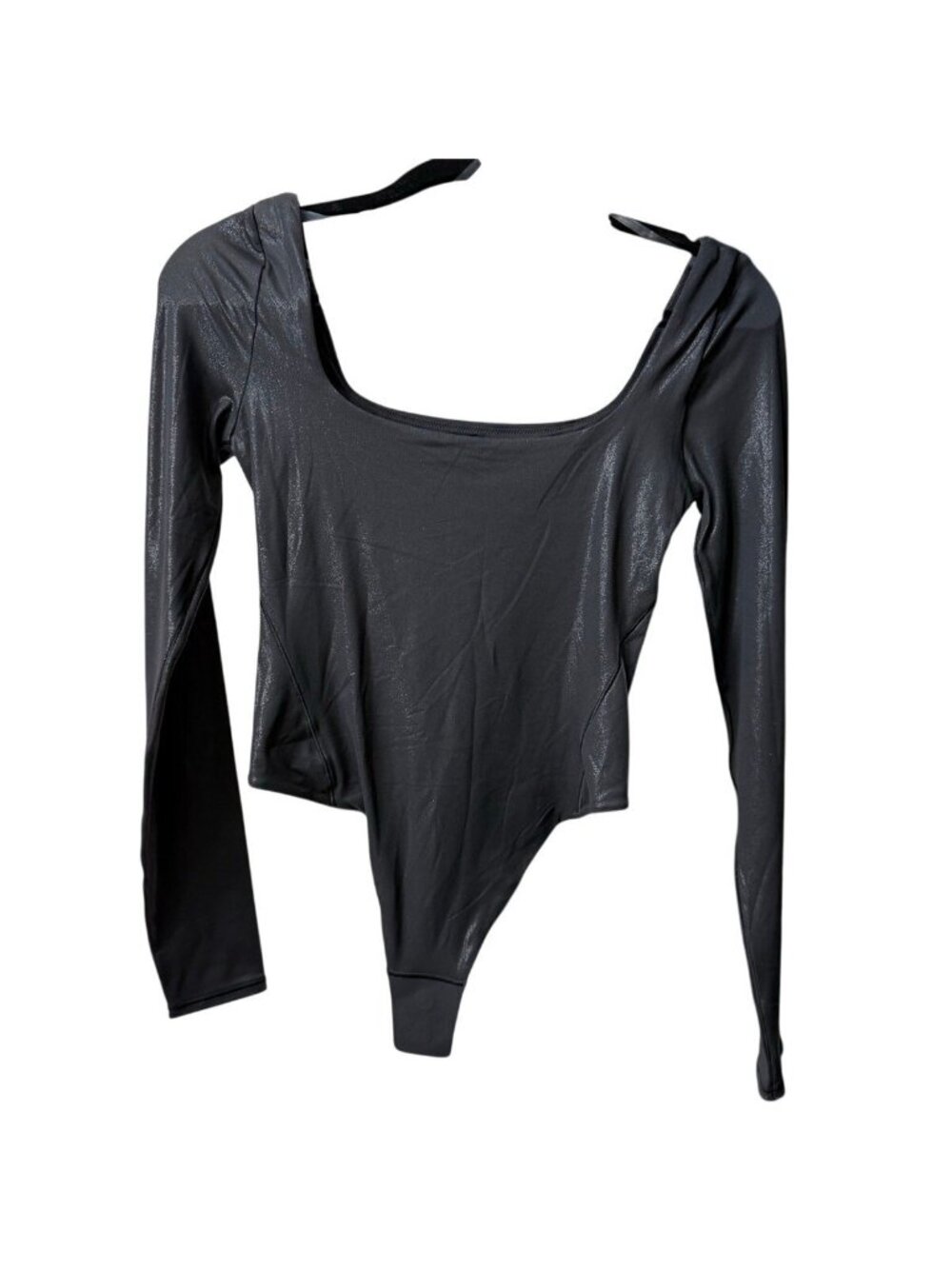 Lululemon XS Wundermost Nulu Square-Neck Long-Sleeve Thong Bodysuit W3INRS NWT - Picture 15 of 16